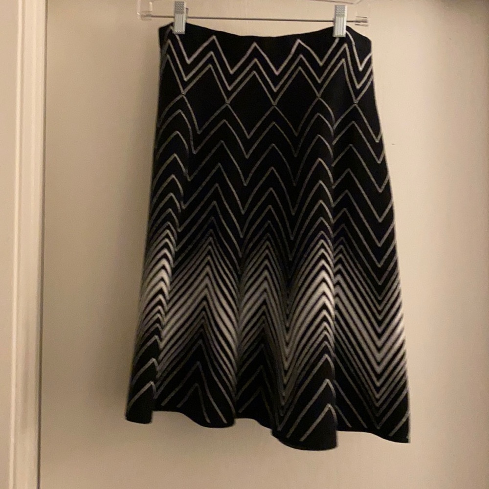 Fabric a-line skirt